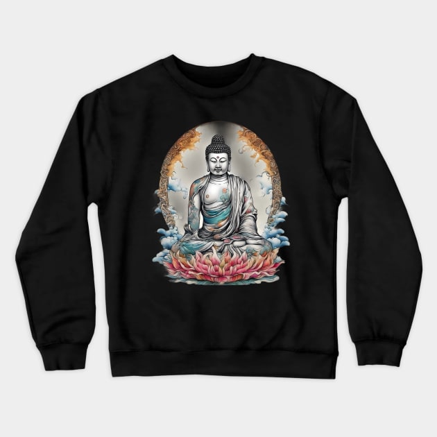 Karma Buddhism Crewneck Sweatshirt by animegirlnft